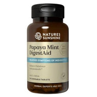 Nature's Sunshine Papaya Mint DigestAid 70 Chewable Tabs - Luxe Tribe Wellness Dispensary