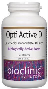 Bioclinic Naturals Opti Active D 60Tabs - Luxe Tribe Wellness Dispensary