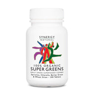 Synergy Natural Organic Super Greens 200Tabs - Luxe Tribe Wellness Dispensary