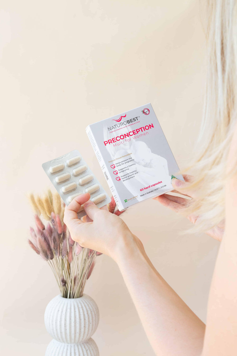 NaturoBest Preconception Multi For Women 60Caps - Luxe Tribe Wellness Dispensary