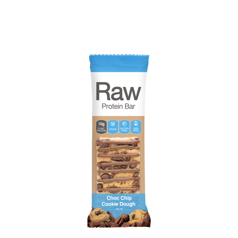 Amazonia Raw Protein Bar Choc Chip Cookie Dough 10 Pack