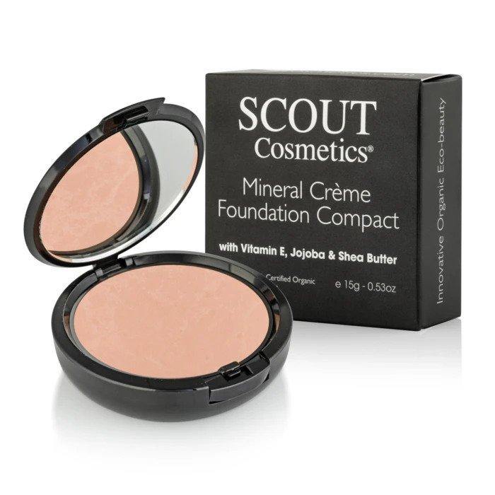 Scout Cosmetics Foundation Creme Compact Golden - Luxe Tribe Wellness Dispensary