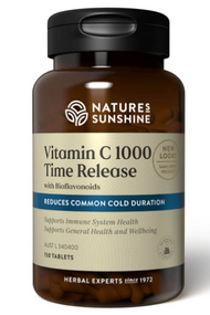 Nature's Sunshine Vitamin C 1000 Time Release 150Tabs - Luxe Tribe Wellness Dispensary