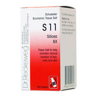 Reckeweg Schuessler Biochemic Tissue Salt S11 Silicea 200Tabs - Luxe Tribe Wellness Dispensary