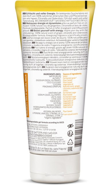 Weleda Aroma Shower Energy Stimulating Shower Gel 200ml