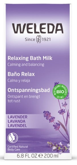 Weleda Lavender Relaxing Bath Milk 200ml